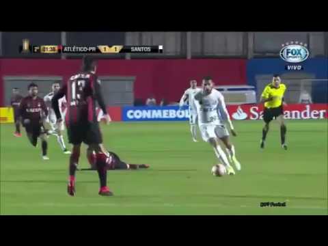 Atlético PR 2 x 3 Santos - MELHORES MOMENTOS - Libertadores 2017