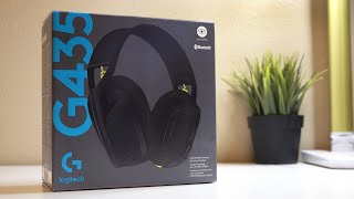 Logitech G435 Gaming Headset Unboxing and Setup!!