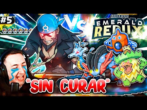 ¡COMBATE TRIPLE SIN CURAR!☠️- ¡POKéMON EMERALD REDUX #EP5 - [Oscar Brock]