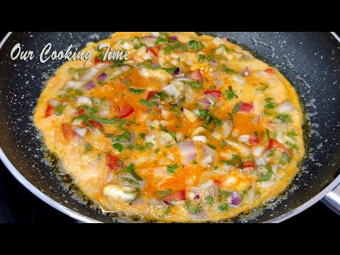 Tasty Spicy Egg Omelette Recipe In Tamil # How To Make Easily Egg Omelette In Tamil