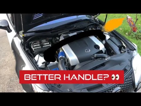 Strut Bar Install Lexus IS