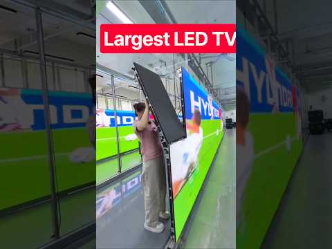सबसे बड़ी LED TV स्क्रीन #ledtv #8k  #outdoorledscreen #outdoorled #outdoorleddisplay #shopsyloot