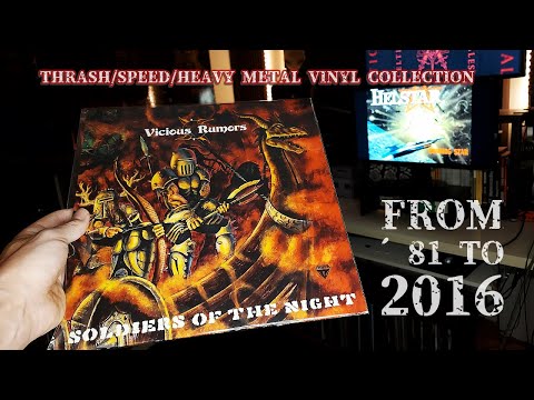 THRASH/SPEED/HEAVY METAL VINYL COLLECTION from ´81 to 2016 - Update November 2024