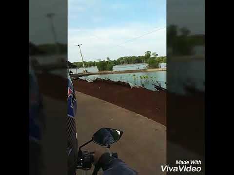 Perjalanan menuju pantai sedari karawang.