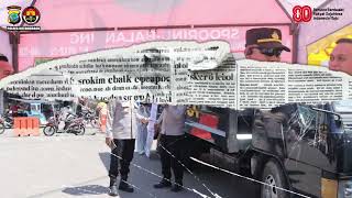 Kapolres Kotamobagu AKBP Irwanto, S.I.K., M.H. memantau langsung pelaksanaan Gerakan Pangan Murah