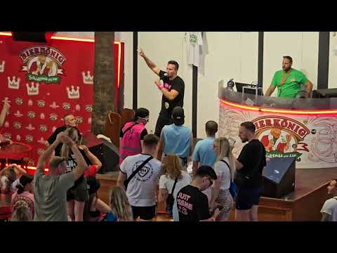 Mallorca Bierkönig 2025 Der Partycrasher live mit Papa,  ich will lieber saufen
