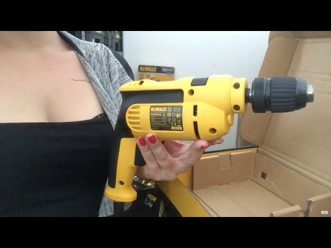 Gręžimo mašina Dewalt DWD024S 650W smūgis video