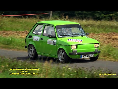 Mariusz Kurowski / Marcin Śladowski - FIAT 126 P - LETNI SUPER SPRINT Łużna 27-08-2023