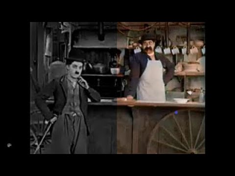 Colorize Charlie Chaplin Black&White Movie using DeOldify