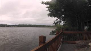 preview picture of video 'Cloudy Sunset Time Lapse on Tripp Lake'