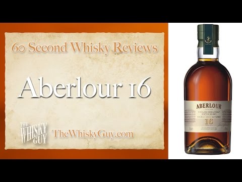 Aberlour 16 Single Malt Scotch Whisky - 60 Second Whiskey Reviews #006