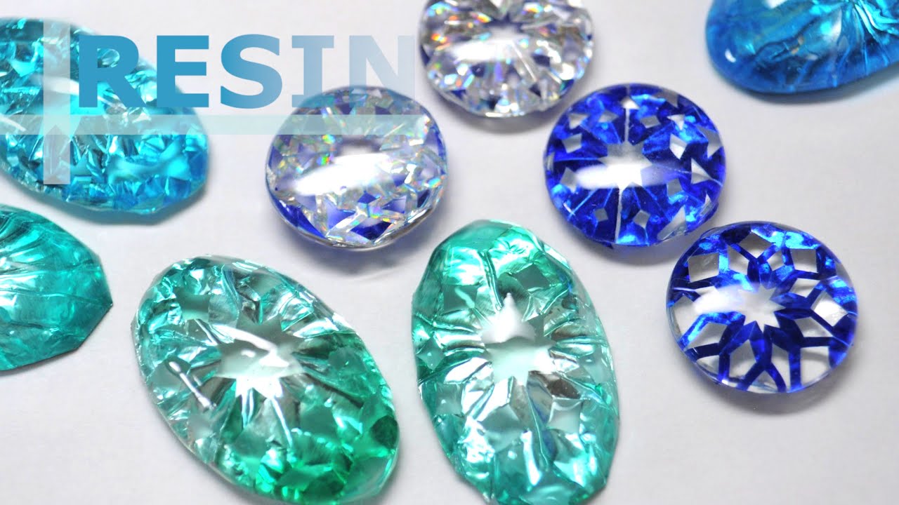 【100均レジン×家にあるもので!】あれでジュエリー風に!切子風に!!夏に向けてキラキラしてみた!!! Gem style with resin | accessory