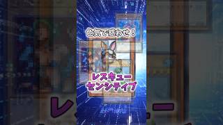 【遊戯王】遊戯王のデッキ「レスキューセンシティブ」 #shorts #遊戯王
