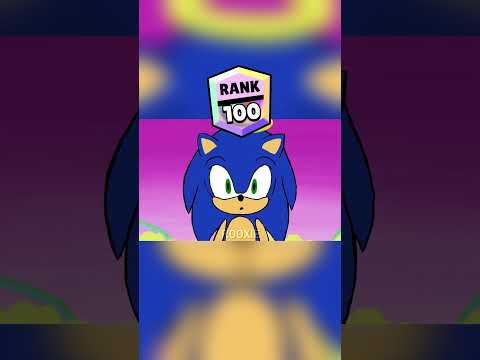 Brawl Stars Sonic Rank UP #shorts #brawlstars