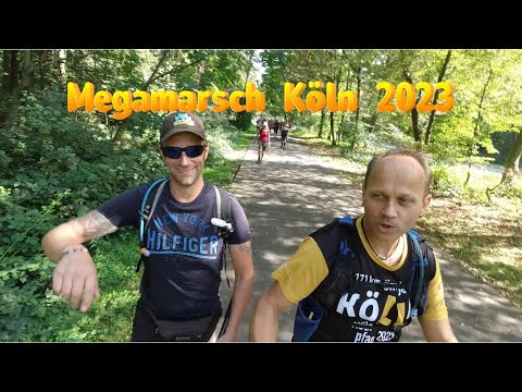Megamarsch Köln 2023 /freundschaftliche Challenge mit Sebastian