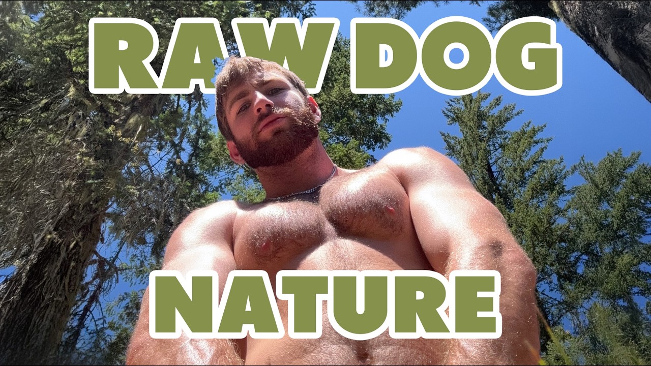 2 Men camping in the WOODS