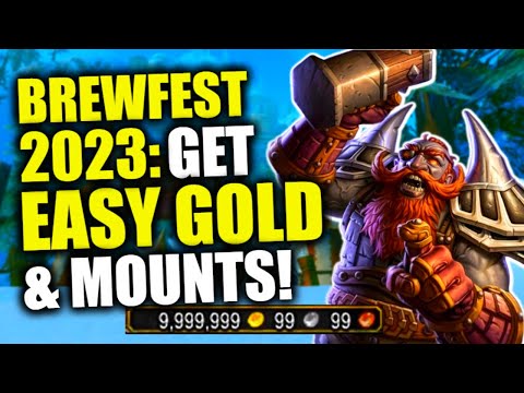 Easy Daily Goldfarm! Get TONS OF GOLD & Time-Limited Mounts! WoW Dragonflight Goldmaking | Brewfest
