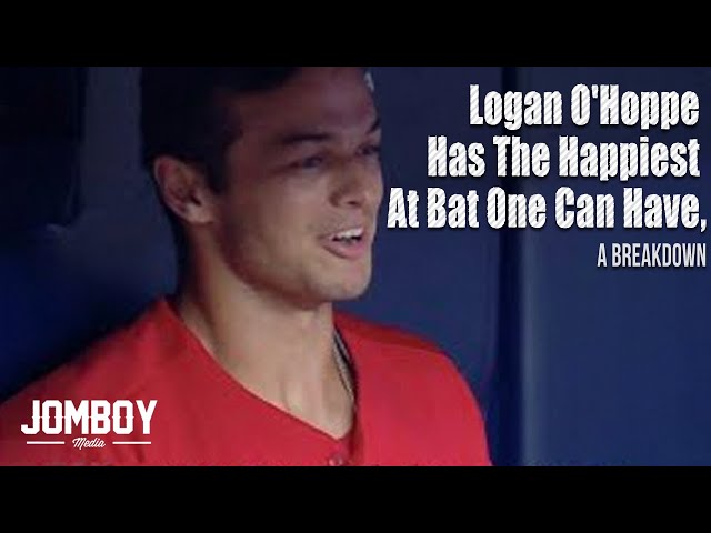 Logan O'Hoppe has the happiest at bat one can have, a breakdown