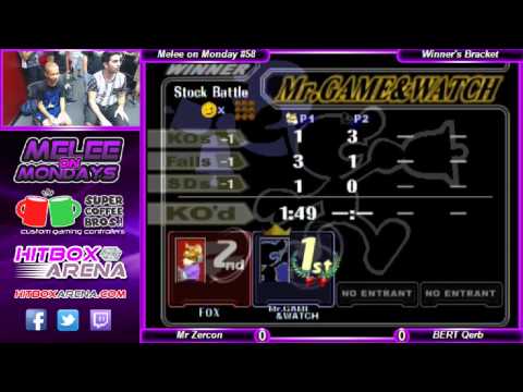 MoM #58 Qerb (G&W) vs Mr Zercon (Fox, Falco) Winner's Bracket