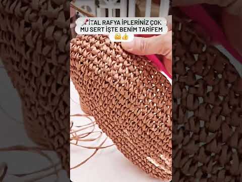 rafya ip yumuşatma #rafyaipçanta