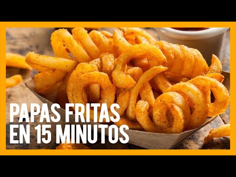 Papas fritas en 15 minutos y con formas divertidas