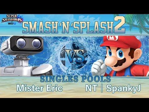 Smash'N'Splash 2  SINGLES POOLS - Mister Eric (ROB) vs NT | SpankyJ (Mario)