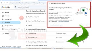 Download lagu Cara Menonaktifkan Verifikasi 2 Langkah Akun Belajar id dan Akun Gmail karena Nomor Tidak Aktif mp3