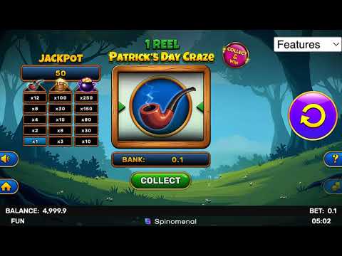 1 Reel - Patrick's Day Craze – Video Gameplay
