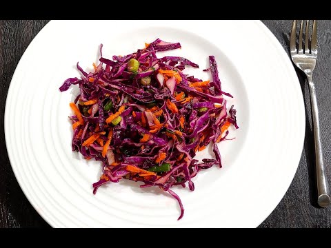 Red Cabbage Salad/Slaw Recipe | #shorts