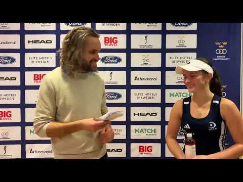 Tilda Hessleryd efter elitseriepremiären mot Upsala TK