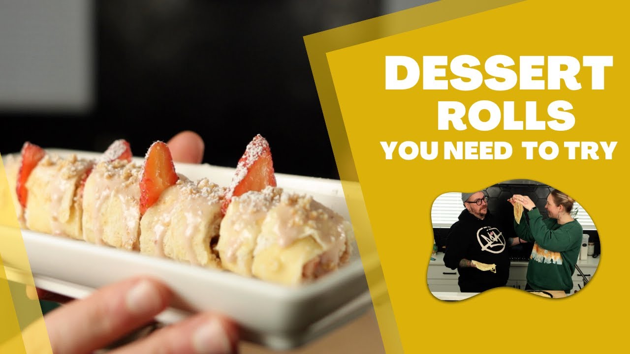 Strawberry Shortcake Cheesecake Rolls: Sushi Style!