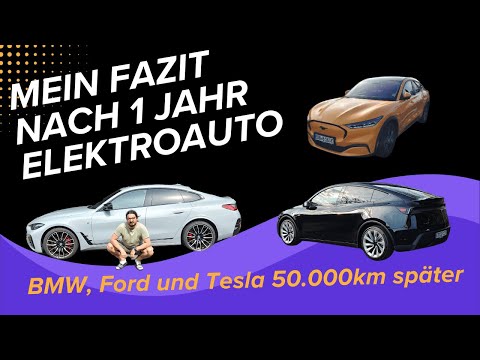 One year of electric car experience: 50,000 km with BMW, Ford & Tesla – Conclusion & Costs
