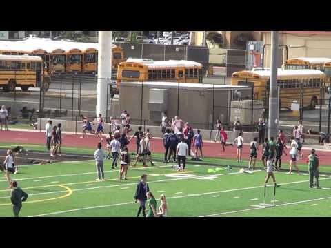 JVB 4x100m at Sunset Finals 5-5-17 - Los Alamitos Boys