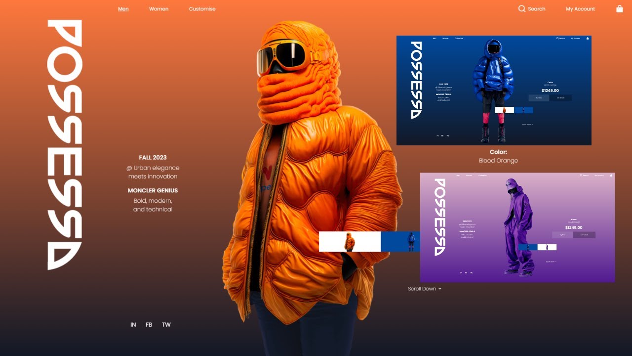 ✨Modern Creative Landing Page Using GSAP! 🔥