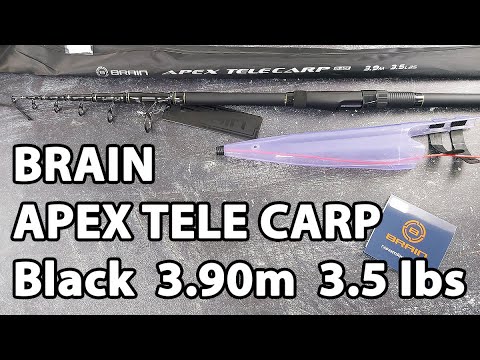 Коропове вудилище Brain Apex Tele Carp Black 3.00m 3.5lbs (телескопічне)