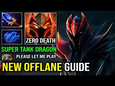 NEW Offlane Black Dragon Guide | 100% Full Aghanim Super Tank Carry 10K MMR Dota 2