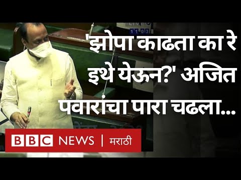 Maharashtra Vidhan Sabha : Ajit Pawar हे विधानसभेत झोपा काढता का कोणाला म्हणाले?