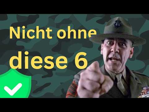 Diese Versicherungen für Soldaten sind wichtig & sinnvoll (in 120 Sek.)