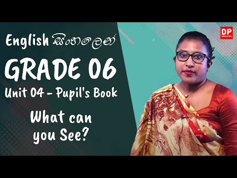 පාඩම 04 - What can you See? (Pupil's Book) English සිංහලෙන් | Grade 06