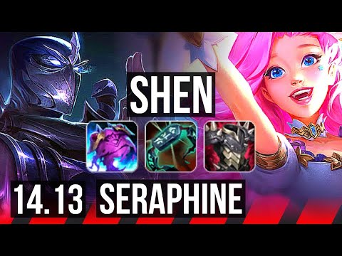 SHEN vs SERAPHINE (TOP) | 75% winrate, 7/2/16 | EUNE Challenger | 14.13