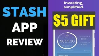 STASH APP REVIEW and $5 GIFT | BEGINNER