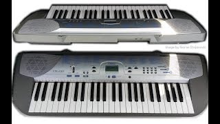 Video thumbnail for CASIO CTK-230 (sound and styles demonstration) by Keyboards - review - repair