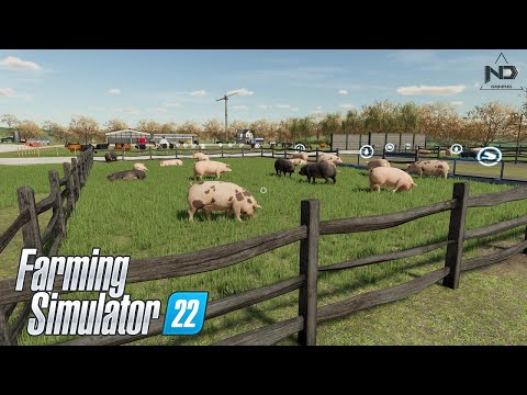 , title : 'Farming Simulator 22 #23 - Trang Trại Chăn Nuôi Bò, Heo Phiên Bản Nhà Nghèo !!'