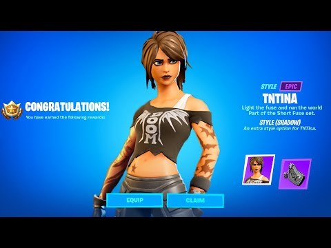 How To Unlock Ghost/Shadow Style For TNTina Outfit - TNTINA TRIALS CHALLENGES GUIDE FORTNITE