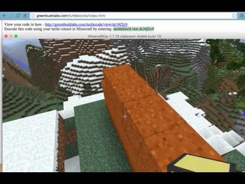 Turtleblocks & Turtlecode for Computercraft in Minecraft - QuickStart