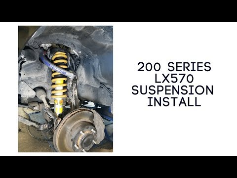 200 Series Land Cruiser Suspension Install