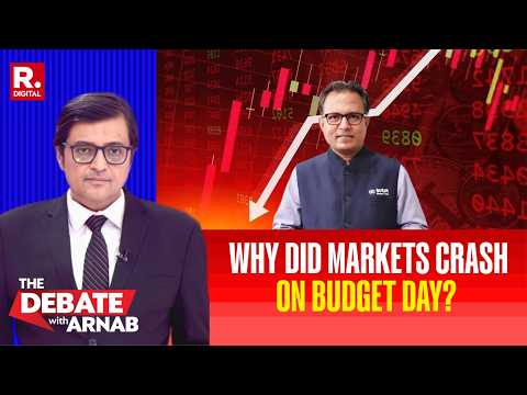 Budget 2026: Arnab Asks Nilesh Shah, 'Why Did Markets Crash On Budget Day?'