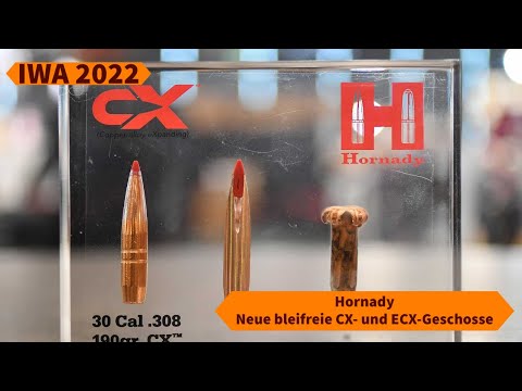 IWA 2022: Hornady - neue bleifreie CX- und ECX-Geschosse für die Jagd