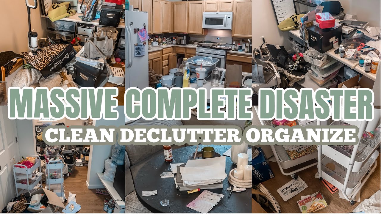 COMPLETE DISASTER DECLUTTER AND CLEAN WITH ME| 2026 CLEAN AND DECLUTTER |EXTREME CLEANING MOTIVATION