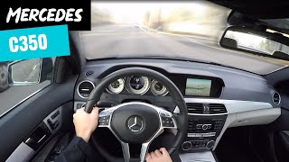 Driving 2013 Mercedes Benz C Class C350 4MATIC POV